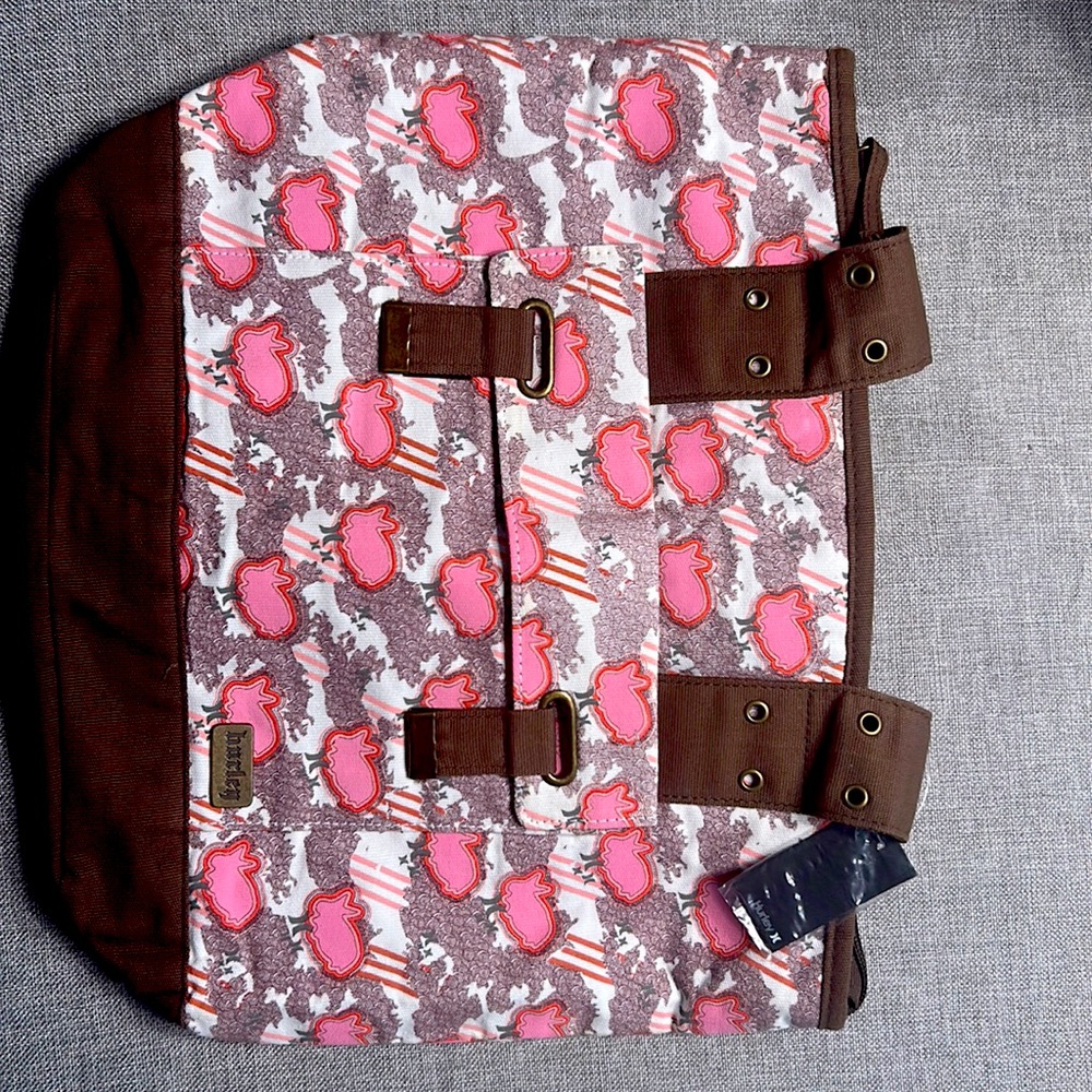 Hurley zip tote NWT!!